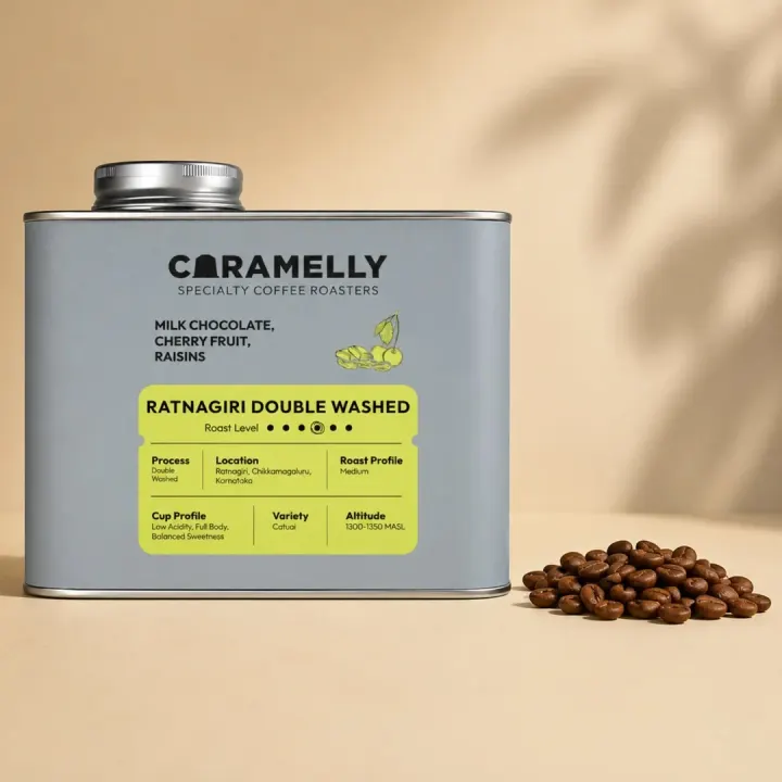 Caramelly Ratnagiri Double Washed Coffee