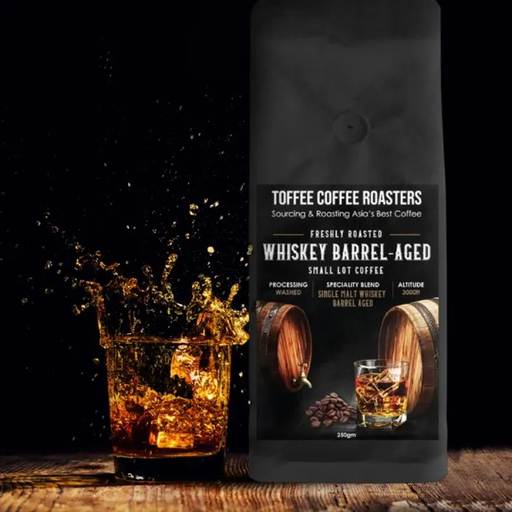 Single Malt Whiskey Barrel Aged Coffee