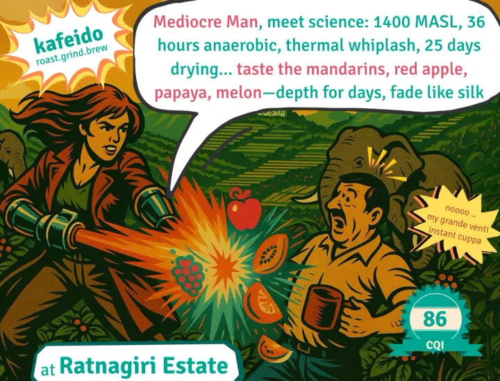 Ratnagiri Estate · Naturals, Anaerobic Thermal Shock - Medium Roast
