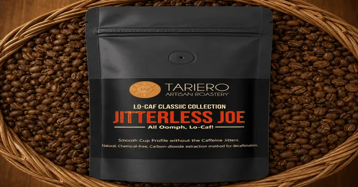 Jitterless Joe Lo-Caf Coffee | 65% Decaffeinated Coffee