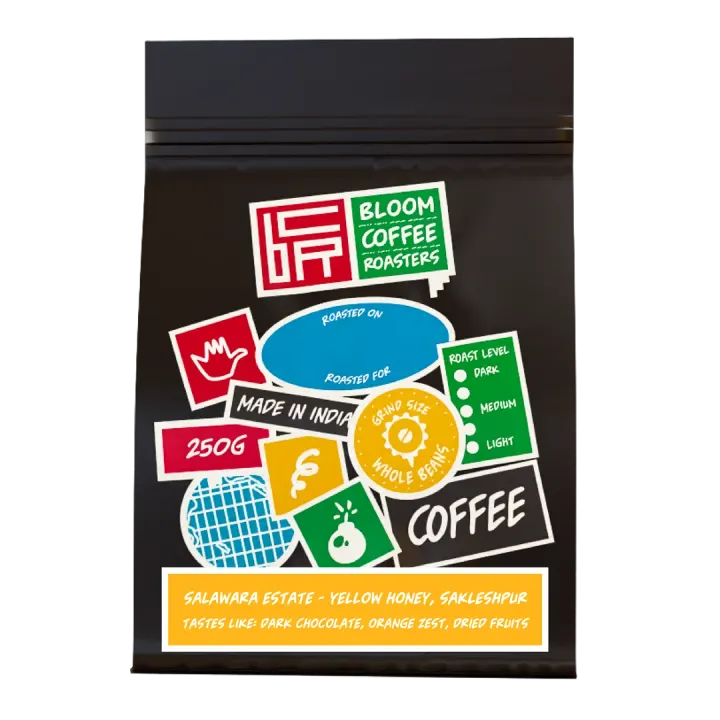 Salawara Estate · Yellow Honey - Sakleshpur - Medium Dark Roast