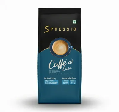 Spressio Caffè di Casa Dark Roast Coffee Beans, 100% Arabica, 250g