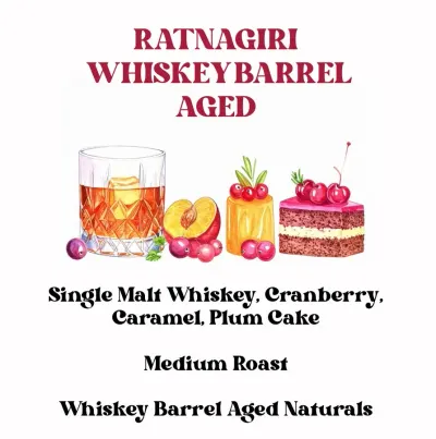 Ratnagiri Whiskey Barrel Aged Naturals (SCA 88+)