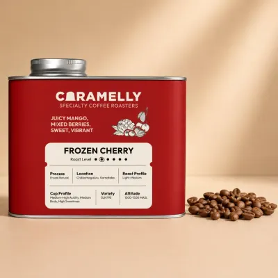 Caramelly Frozen Cherry Coffee