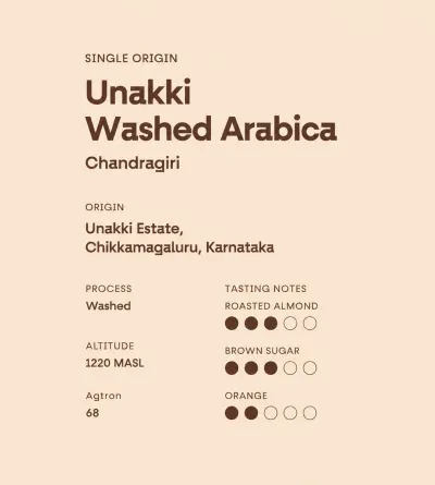 Unakki Washed Arabica
