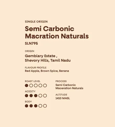 Semi carbonic macration Naturals