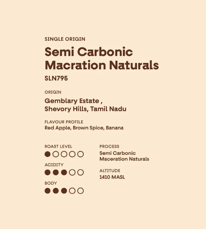 Semi carbonic macration Naturals