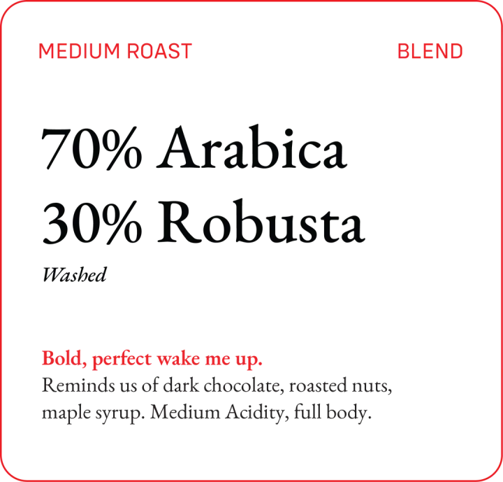 70 30 Arabica Robusta Blend