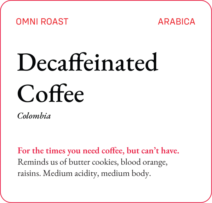 Colombian Decaf Coffee