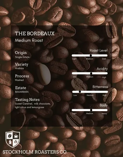 BAARBARA ESTATE ARABICA WASHED MEDIUM ROAST