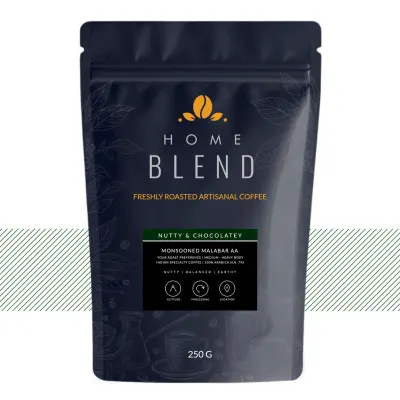 Whole Bean - Monsooned Malabar 'AA' Indian Specialty Arabica - Pack of